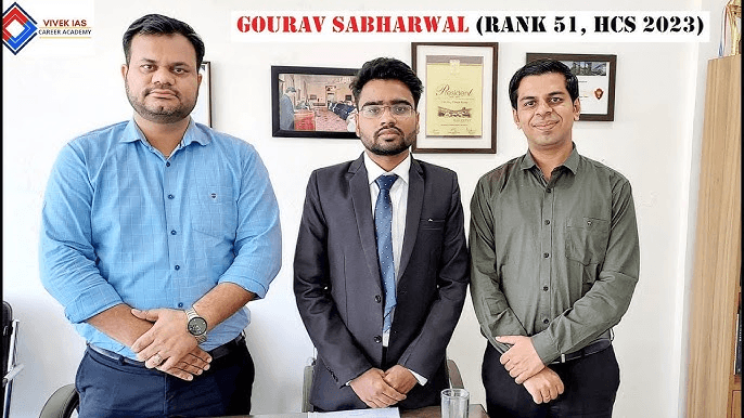 Gourav Sabharwal - HCS Rank 51