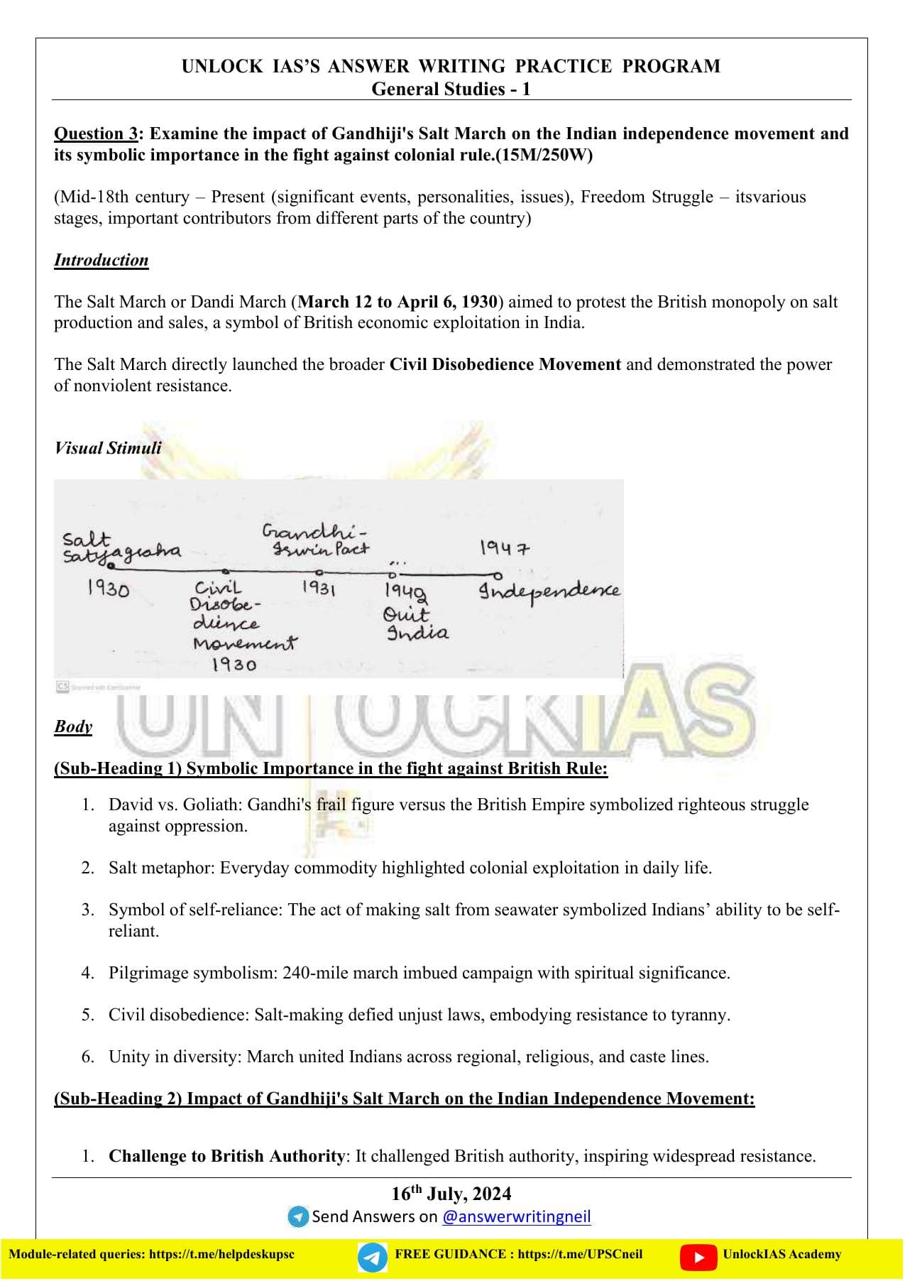 GS Paper 1 — Model Answers — Page 8