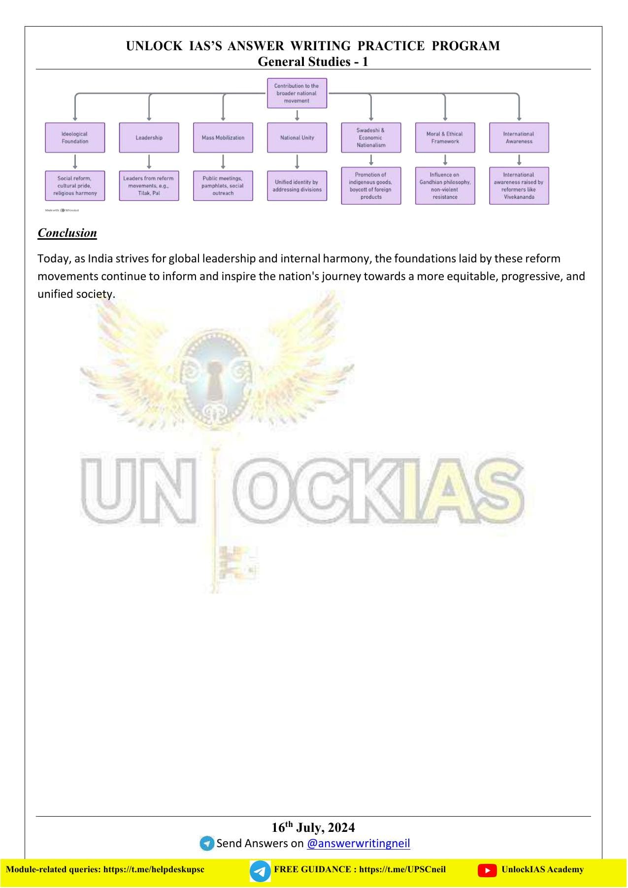 GS Paper 1 — Model Answers — Page 12