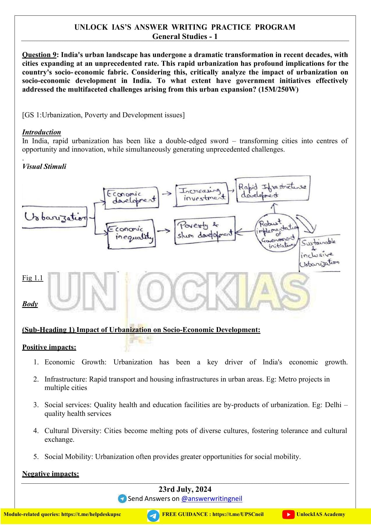 GS Paper 1 — Model Answers — Page 24