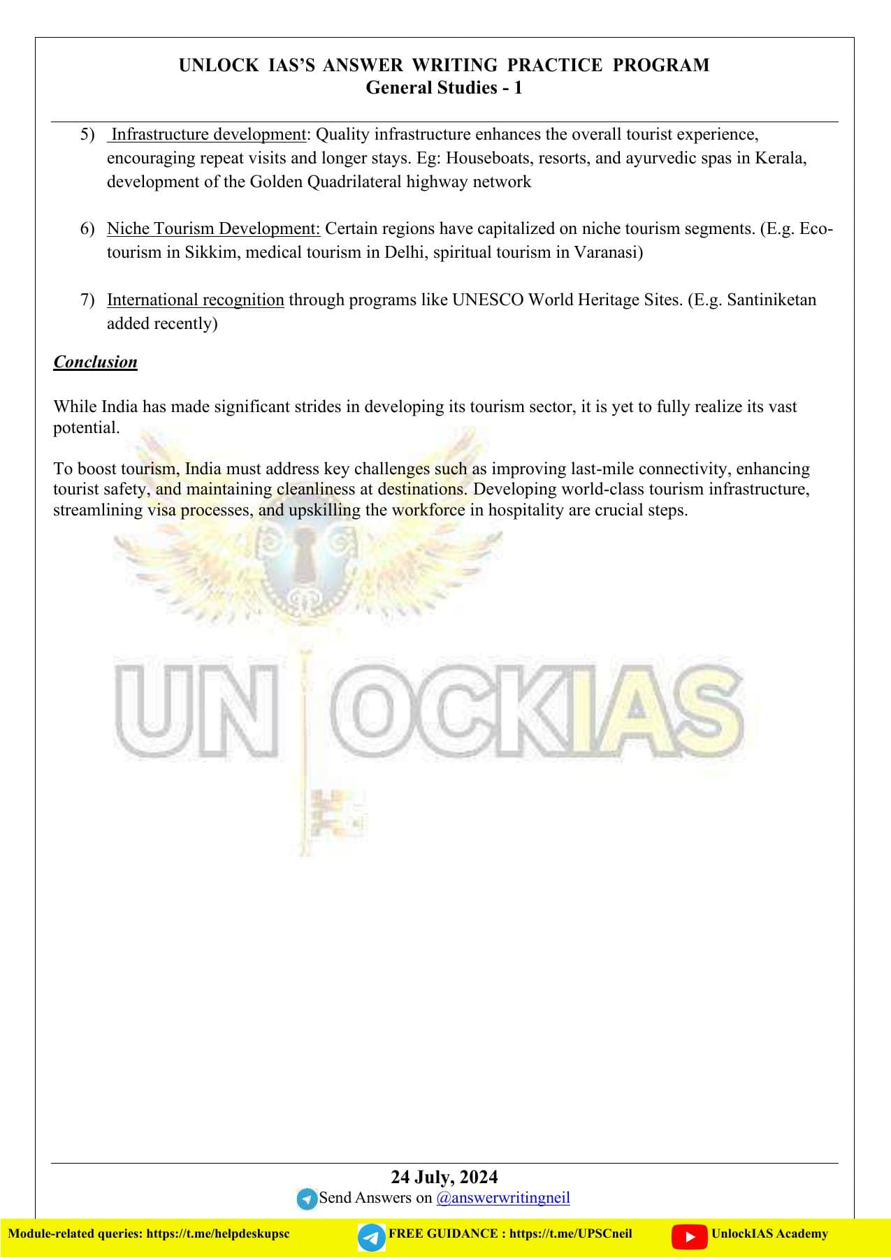 GS Paper 1 — Model Answers — Page 31