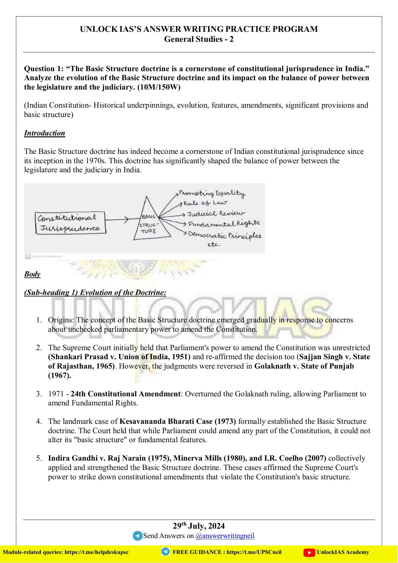 GS Paper 1 — Model Answers — Page 36