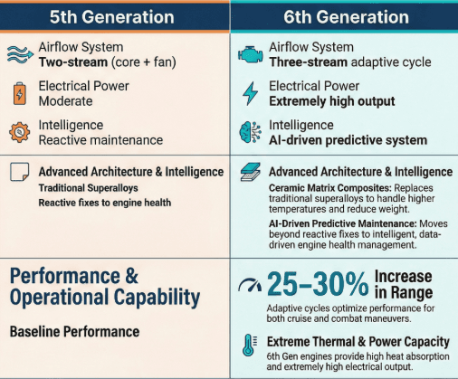 Illustration for Indigenous 6th-Gen Adaptive Aero Engines