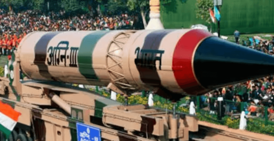 Illustration for Agni-3 Missile Operational Test