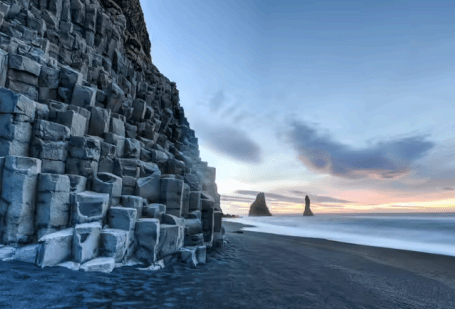 Illustration for Reynisfjara Black Sand Beach Erosion