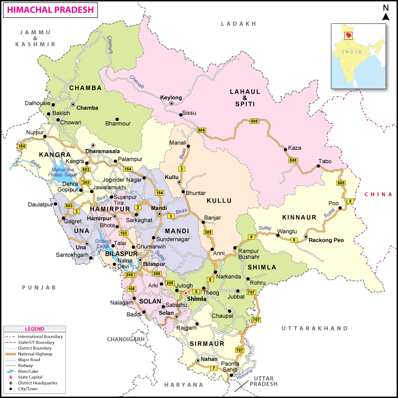 Illustration for Himachal Pradesh Statehood Facts (Post-Independence States)