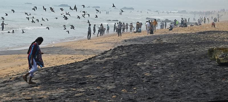 Illustration for Ramakrishna Beach Pollution Concern (Beach Pollution)