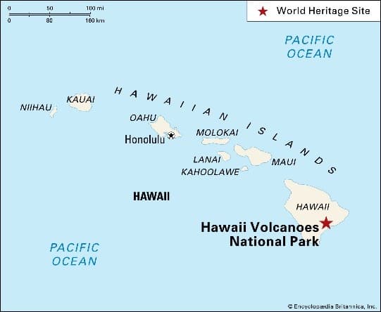 Illustration for Kilauea Shield Volcano Geography (Volcano Geography)