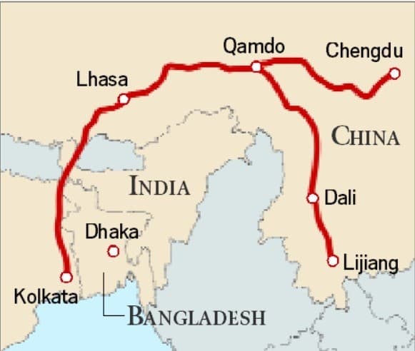 Illustration for Tea Horse Road Indo-China Trade (Ancient Trade Routes)