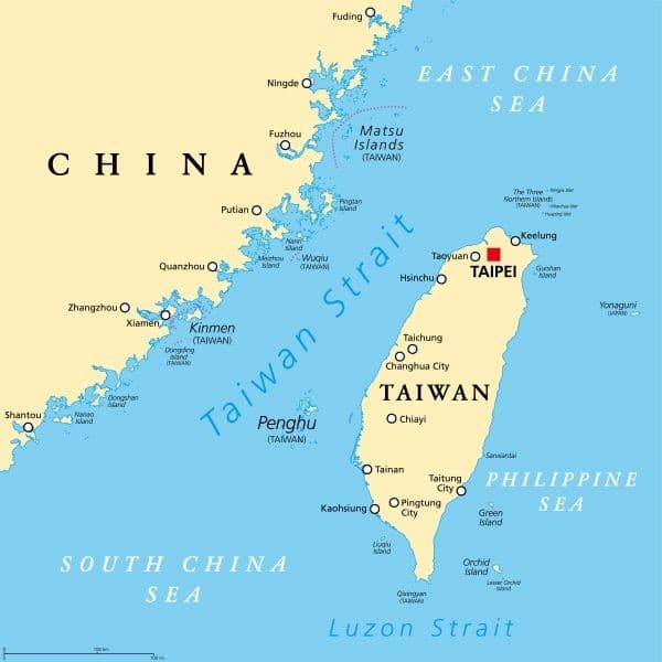 Illustration for Taiwan Strait Strategic Significance (Strategic Strait)