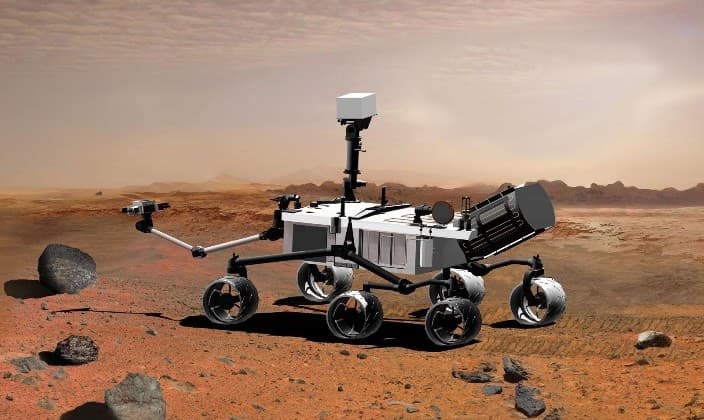 Illustration for Curiosity Rover Finds Martian Siderite (Mars Exploration)