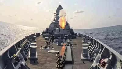 Illustration for INS Surat and Exercise Aakraman (Naval Exercise)