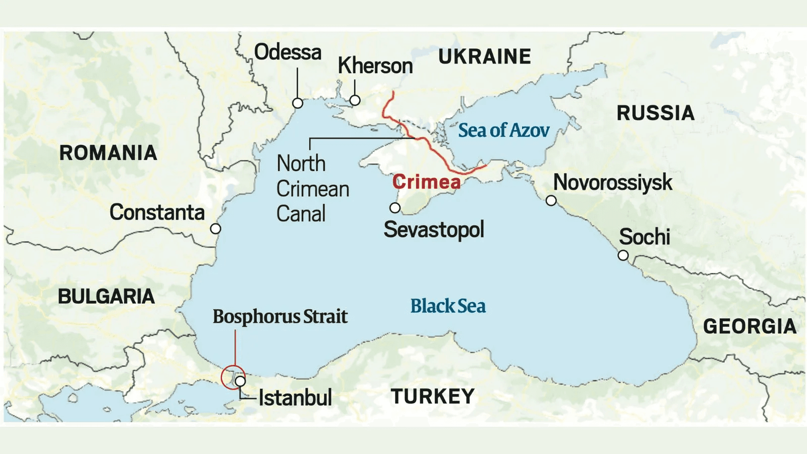 Illustration for Crimea's Geostrategic Importance (Crimea Region)