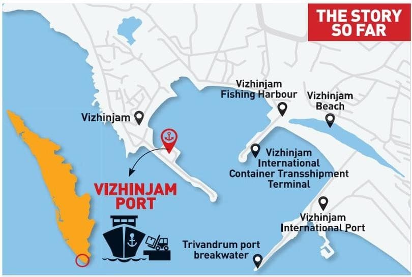 Illustration for Vizhinjam Deep-Water Transshipment Port (Port Infrastructure)