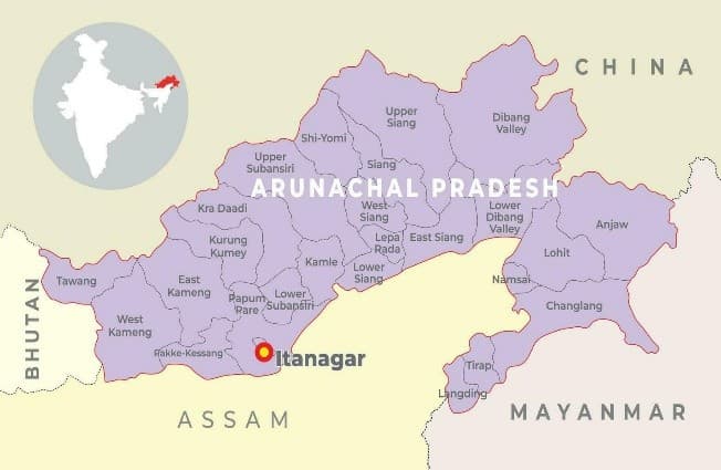 Illustration for China’s Renaming of Arunachal Toponyms (India-China Border)