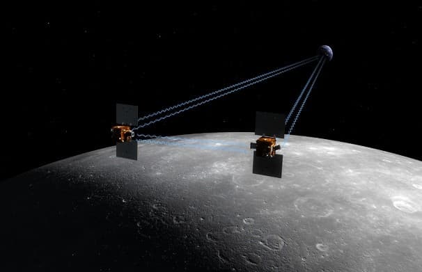 Illustration for NASA GRAIL Maps Lunar Gravity (Lunar Gravity Mapping)