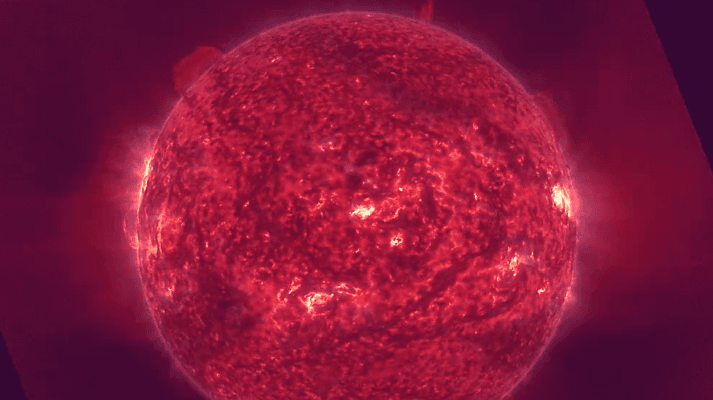 Illustration for Bird-Wing Solar Eruption Impact (Solar Flare)