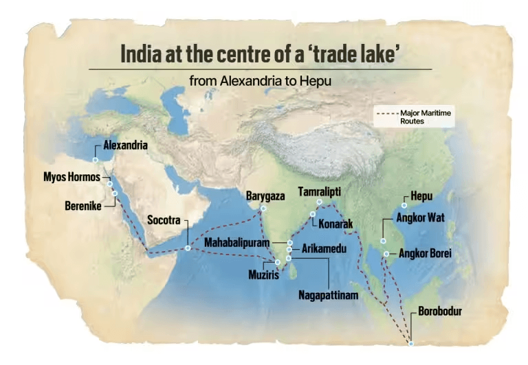 Illustration for INSV Kaundinya Stitched Ship Revival (Traditional Shipbuilding)