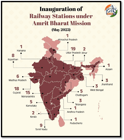 Illustration for Amrit Bharat Railway Station Redevelopment Scheme (Railway Infrastructure)
