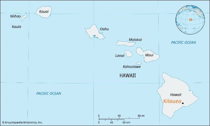 Illustration for Kilauea Shield Volcano Eruption Dynamics (Shield Volcano)
