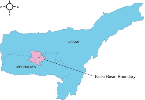 Illustration for Kulsi River and Gangetic Dolphin (River Dolphin)