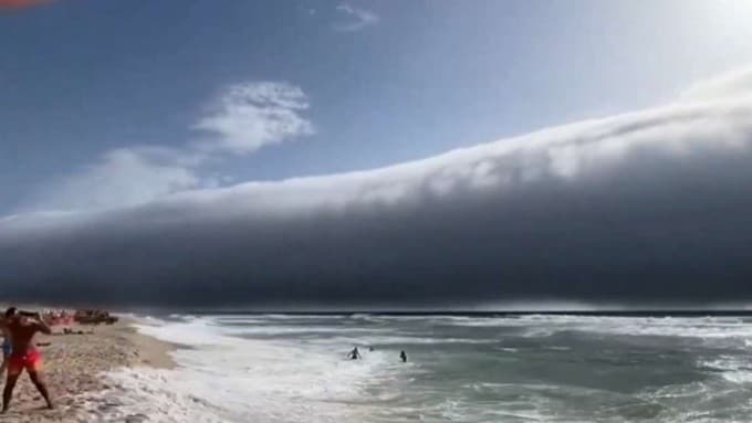 Illustration for Roll Cloud Formation (Cloud Formation)