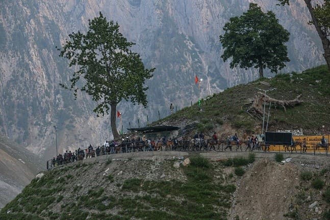 Illustration for Operation SHIVA Yatra Security (Amarnath Protection)