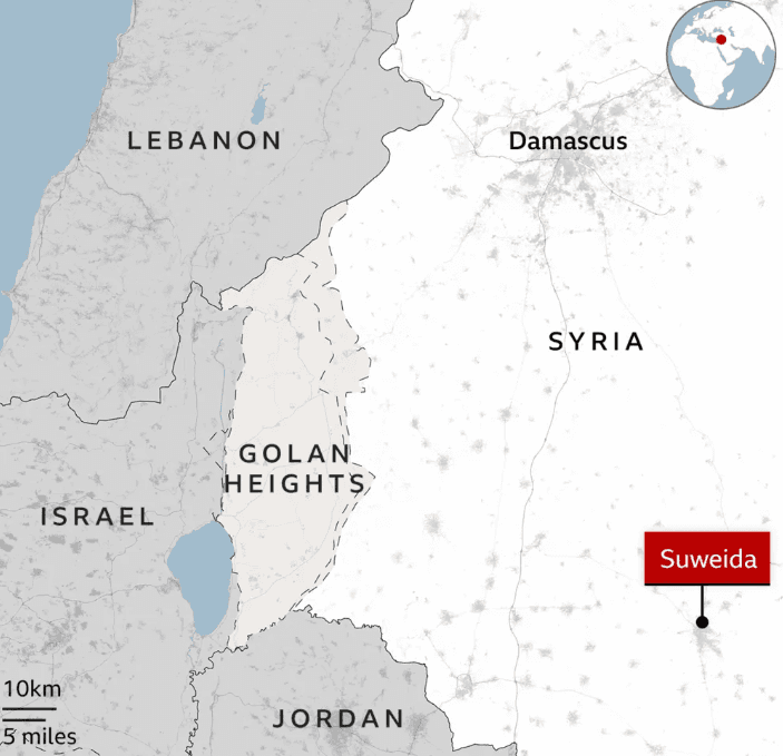 Illustration for Israel Airstrikes in Syria (Middle East Conflict)