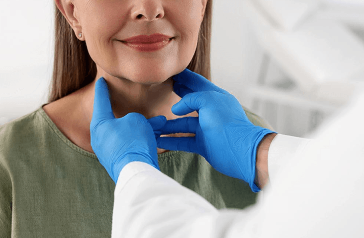 Illustration for Radioactive Iodine Therapy (Nuclear Medicine)