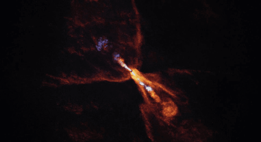 Illustration for HOPS-315 Protostar Observation (Protostar Formation)
