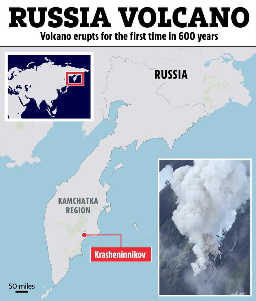 Illustration for Krasheninnikov Volcano, Kamchatka Peninsula (Volcano Mapping)