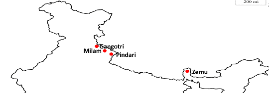 Illustration for Gangotri Glacier Snowmelt Decline (Himalayan Glacier)