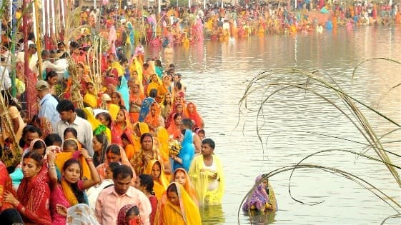 Illustration for Chhath Sun Worship Festival (Sun Worship Festival)