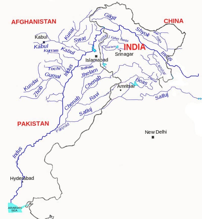 Illustration for Ravi River Overview (Indian Rivers)