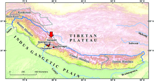 Illustration for Gangotri Glacier Retreat and Climate Impact (Gangotri Glacier)