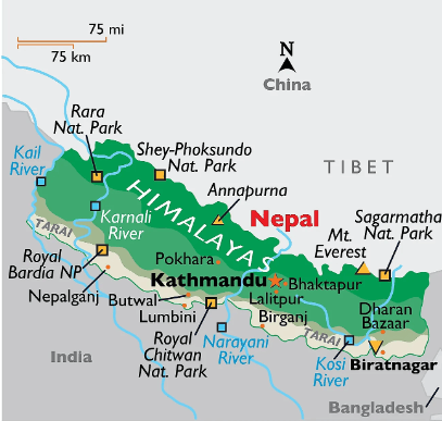 Illustration for Nepal Turmoil Tests India Policy (India–Nepal Relations)