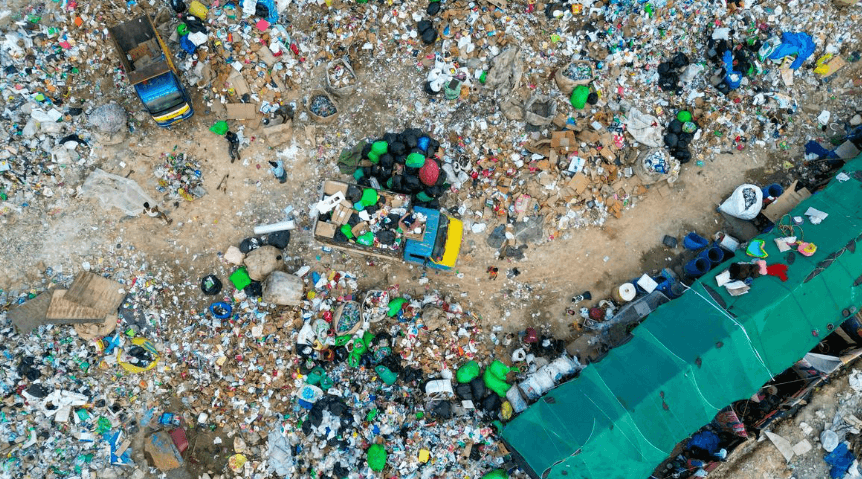 Illustration for Global Plastic Pollution Crisis (Plastic Pollution)