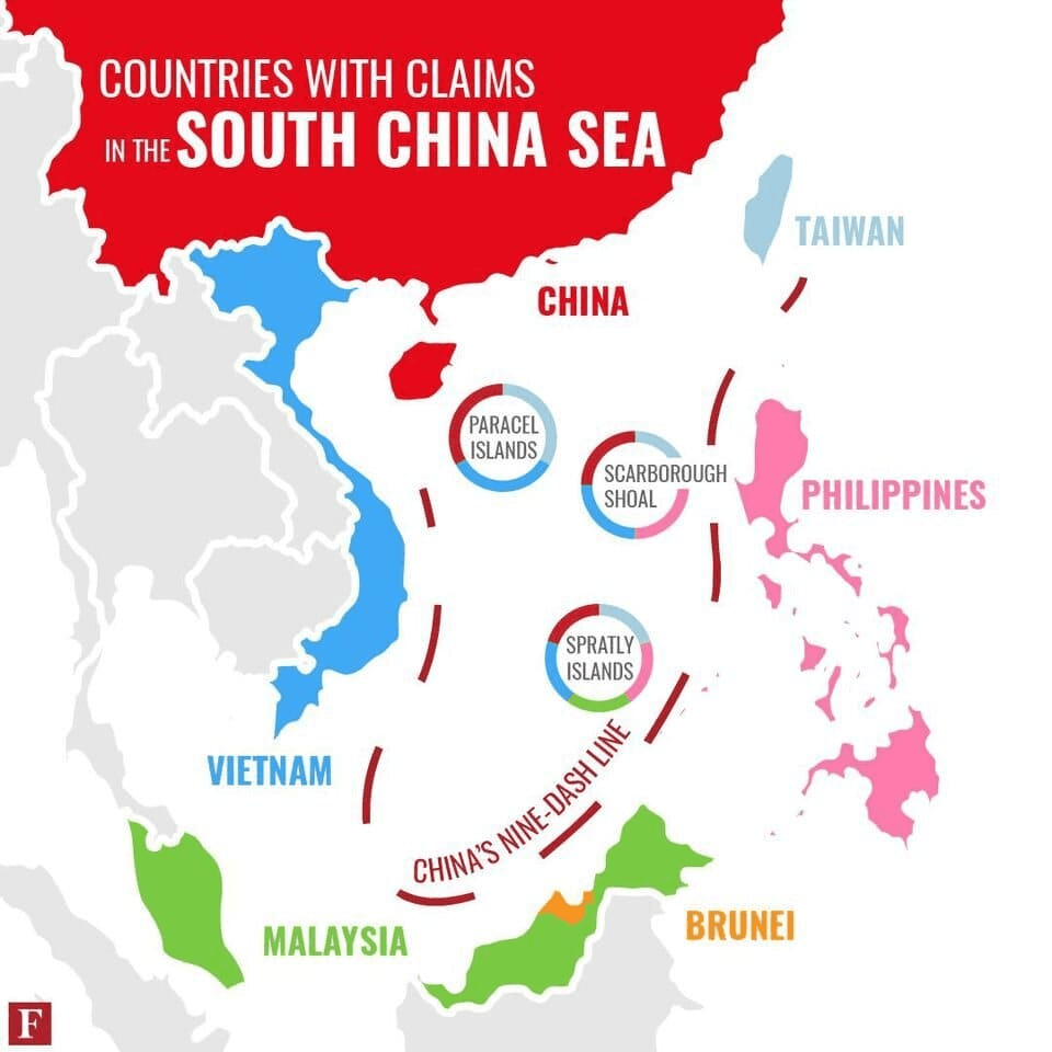 Illustration for Scarborough Shoal South China Sea (South China Sea)