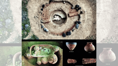 Illustration for Kilnamandi Late Harappan Sarcophagus (Burial Practices)