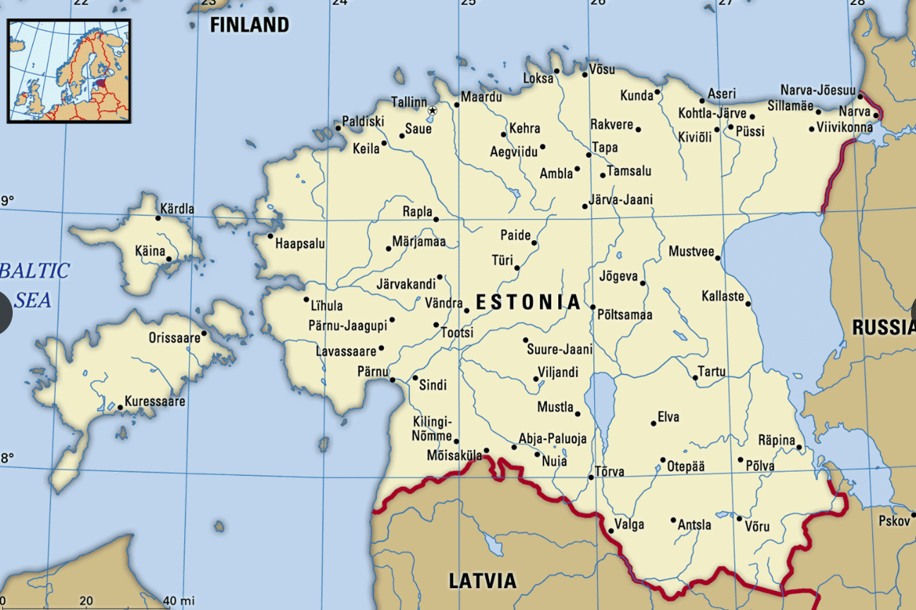 Illustration for Estonia Geography and NATO Context (Baltic Geography)