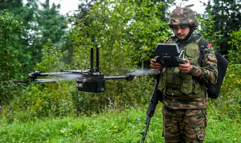 Illustration for Cold Start Tri-service Drone Exercise (Drone Warfare)