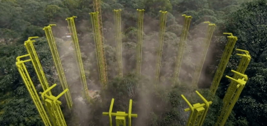 Illustration for AmazonFACE CO2 Forest Experiment (Climate Simulation)