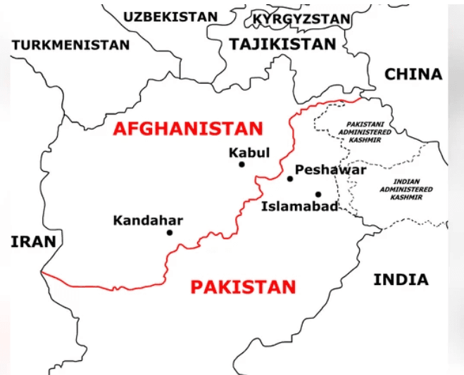 Illustration for Durand Line Pakistan-Afghanistan border dispute (Durand Line)