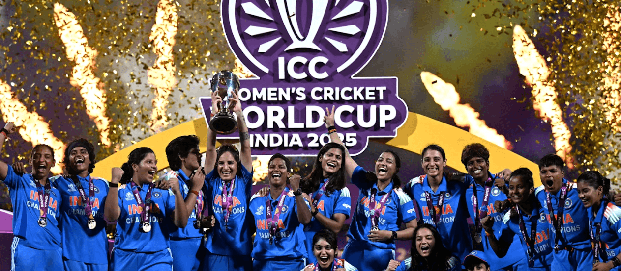 Illustration for India Wins ICC Women’s Cricket World Cup (ICC Women’s World Cup)