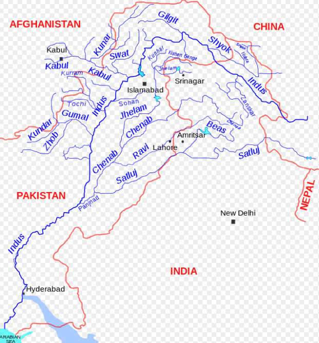 Illustration for Kunar River Transboundary Mapping (Transboundary River)