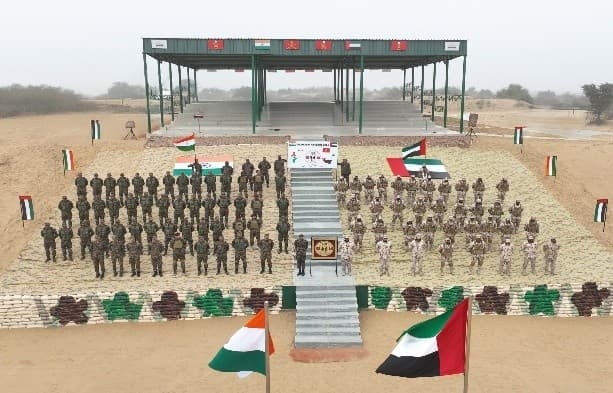 Illustration for Desert Cyclone-II India-UAE Military Exercise (India-UAE Exercise)