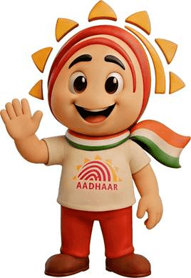 Illustration for Udai Mascot for Aadhaar Outreach (Aadhaar Mascot)