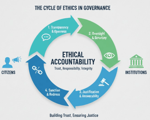 Illustration for Accountability in Democratic Institutions (Institutional Accountability)