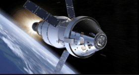 Illustration for Artemis II Crewed Lunar Flyby Mission (Lunar Mission)