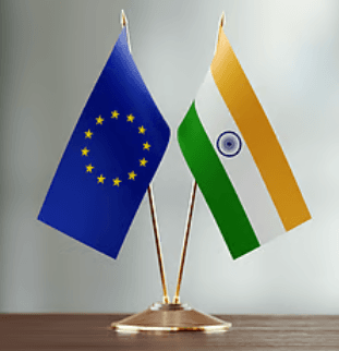 Illustration for India-EU Trade and Security Partnership (India-EU Relations)